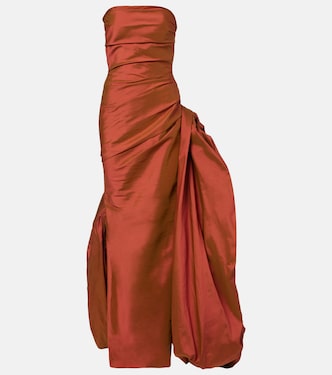 Gathered corset gown | Marmar Halim