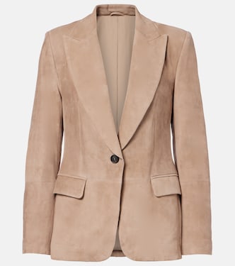 Blazer en daim | Brunello Cucinelli