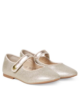 Mary-Jane-Ballerinas Daisy Baby aus Leder | Pom d'Api