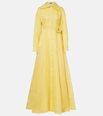 Josephine floral silk gown | Leo Lin