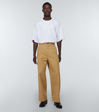 Pantalones anchos de algodón | Incotex x Facetasm