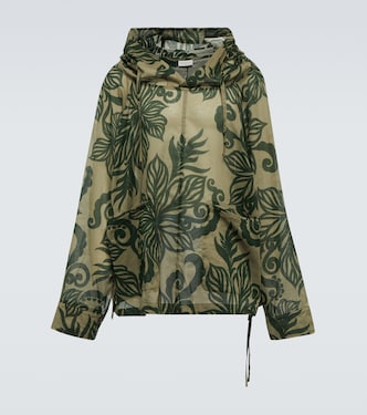 Calva printed cotton hoodie | Dries Van Noten
