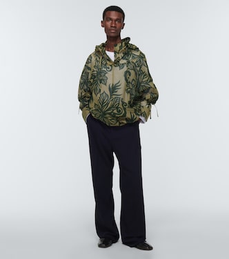 Calva printed cotton hoodie | Dries Van Noten