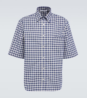 Chemise en coton à carreaux | Acne Studios