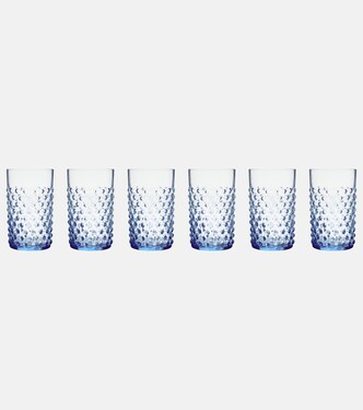 Hobnail Light Blue set of 6 tumblers | Klimchi