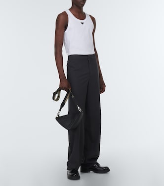 Embellished cotton vest | Prada