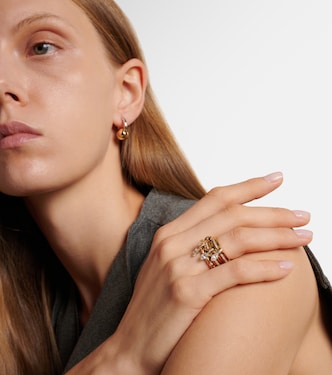 Bagues Drop Alliances en or 18 ct et diamants | Rainbow K