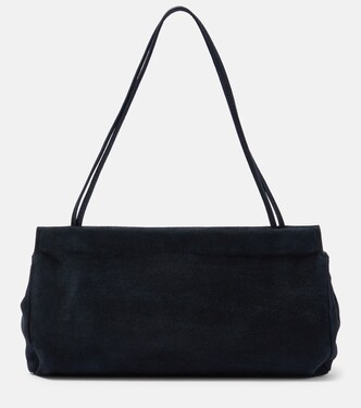 Borsa a spalla Abby Small in suede | The Row