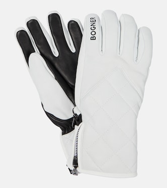 Guantes de esquí Dana de piel acolchada | Bogner