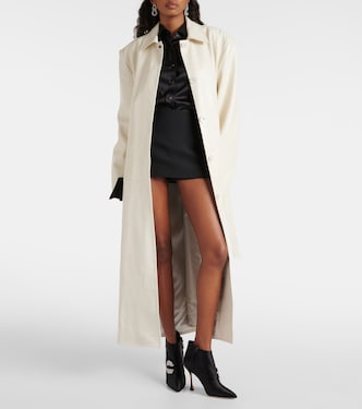 Verzierte Ankle Boots Prabina 105 aus Satin | Manolo Blahnik