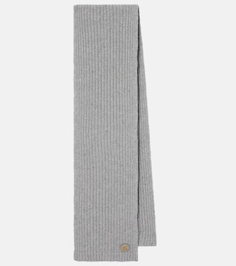 Sciarpa in lana e cashmere a coste | Gucci