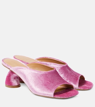 Sandali 65 in velluto | Dries Van Noten