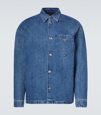 Hemdjacke aus Denim | Prada