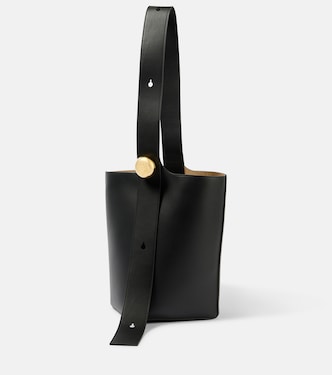 Pebble Medium leather bucket bag | Loewe
