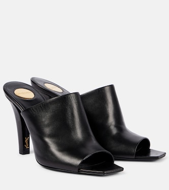 Jill 95 leather mules | Saint Laurent