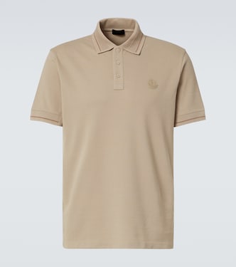 Logo cotton piqué polo shirt | Moncler