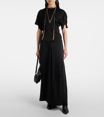 Jupe longue Kayana en satin | Isabel Marant