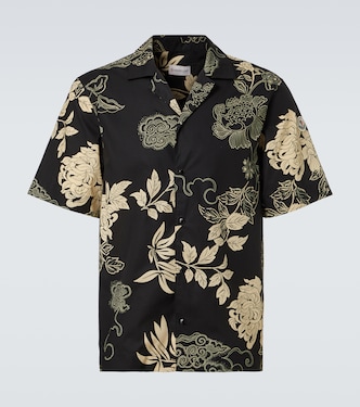 Printed cotton poplin shirt | Moncler