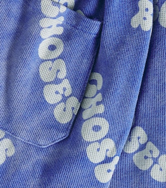 Wavy logo cotton Bermuda shorts | Bobo Choses