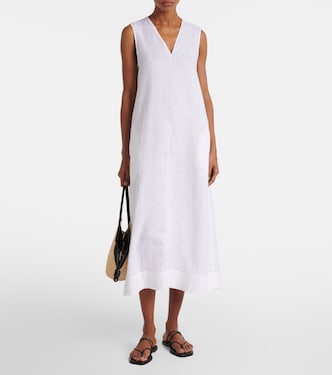 Abito midi Nisha in lino | Asceno