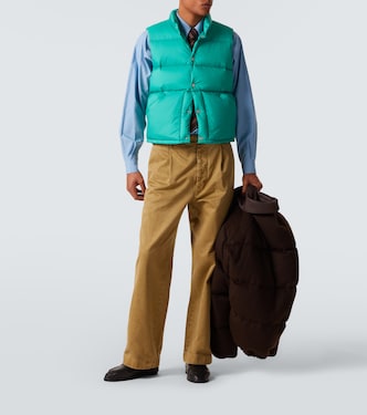 Quilted down vest | Auralee