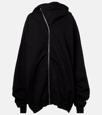 Mega Mountain cotton jersey hoodie | Rick Owens