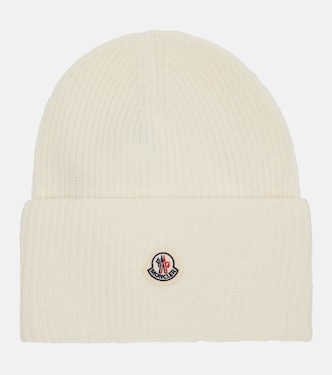 罗纹针织初剪羊毛便帽 | Moncler