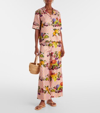 Cannelle silk twill wide-leg pants | Eres