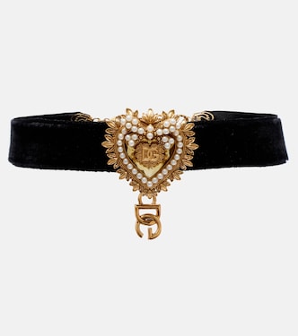 DG天鹅绒项圈 | Dolce&Gabbana