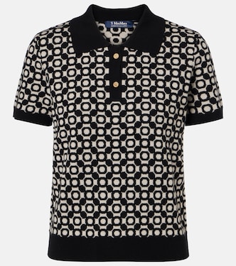 Medera wool jacquard polo sweater | 'S Max Mara