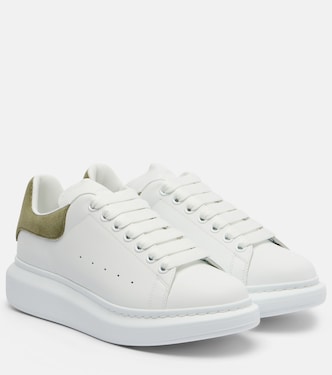 Oversized leather sneakers | McQueen