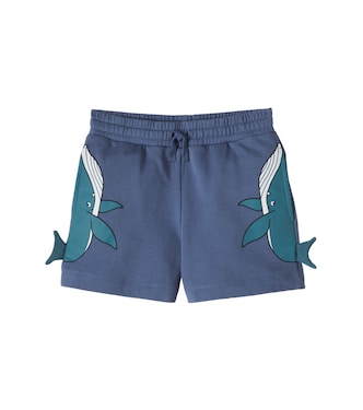 Shorts de jersey de algodón estampados | Stella McCartney Kids