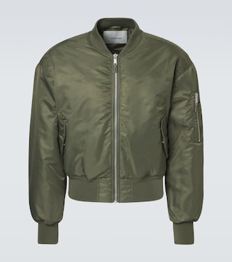 Uniform cropped bomber jacket | Entire Studios