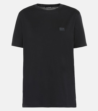 Camiseta de jersey de algodón con logo | Acne Studios