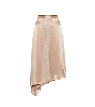 Selena silk-satin midi skirt | Joseph