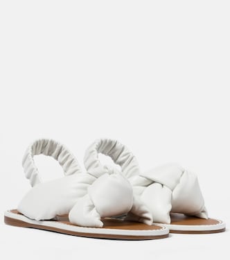 Sandalen aus Leder | Miu Miu