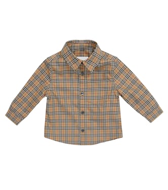 Baby Hemd Archive Check aus Baumwolle | Burberry Kids