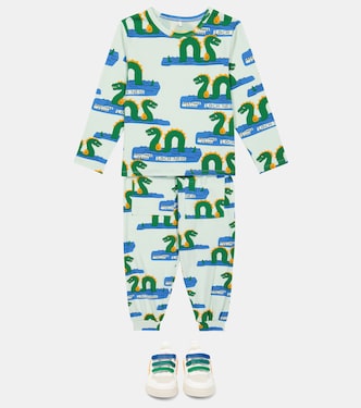 Printed cotton-blend top | Mini Rodini