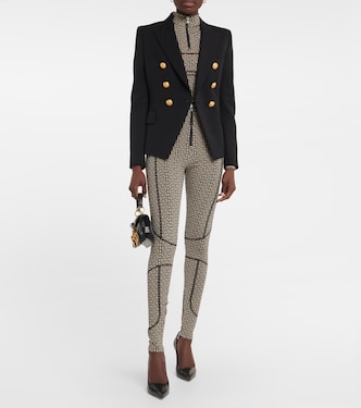 Crop top en mezcla de algodón | Balmain