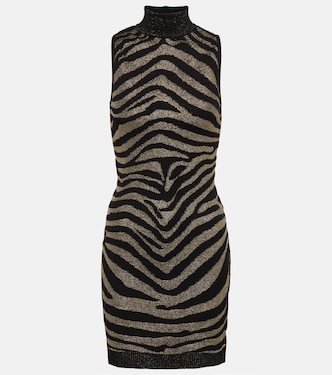 Robe à motif zèbre | Balmain