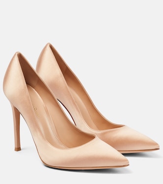 Salones Gianvito 105 de satén | Gianvito Rossi
