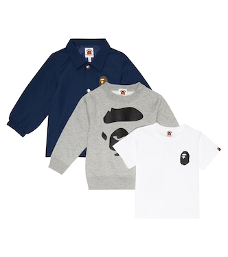 Set de camiseta, sudadera, chaqueta y bolso | BAPE Kids