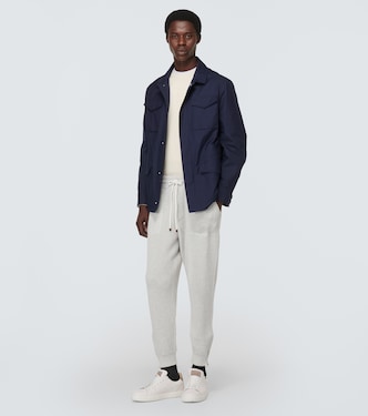 Pantaloni sportivi in cotone a coste | Brunello Cucinelli