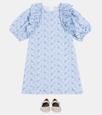 Embroidered cotton dress | Tartine et Chocolat