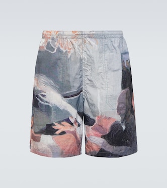 x Helen Verhoeven shorts estampados | Undercover