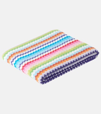 Riverbero Zigzag cotton terry bath sheet | Missoni
