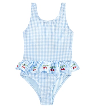 Maillot de bain Soline brodé à carreaux | Konges Sløjd