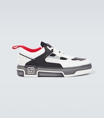 Astroloubi leather-trimmed sneakers | Christian Louboutin