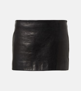 Jett leather miniskirt | Khaite