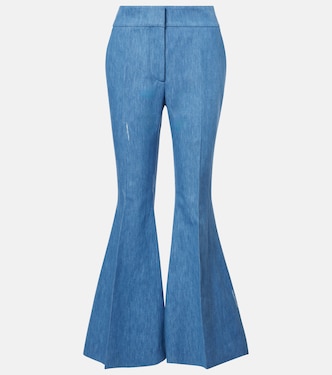 Marsh cotton and linen flared pants | Gabriela Hearst